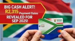 Payment Timeline Released: SASSA R2,315 Grant September 2025